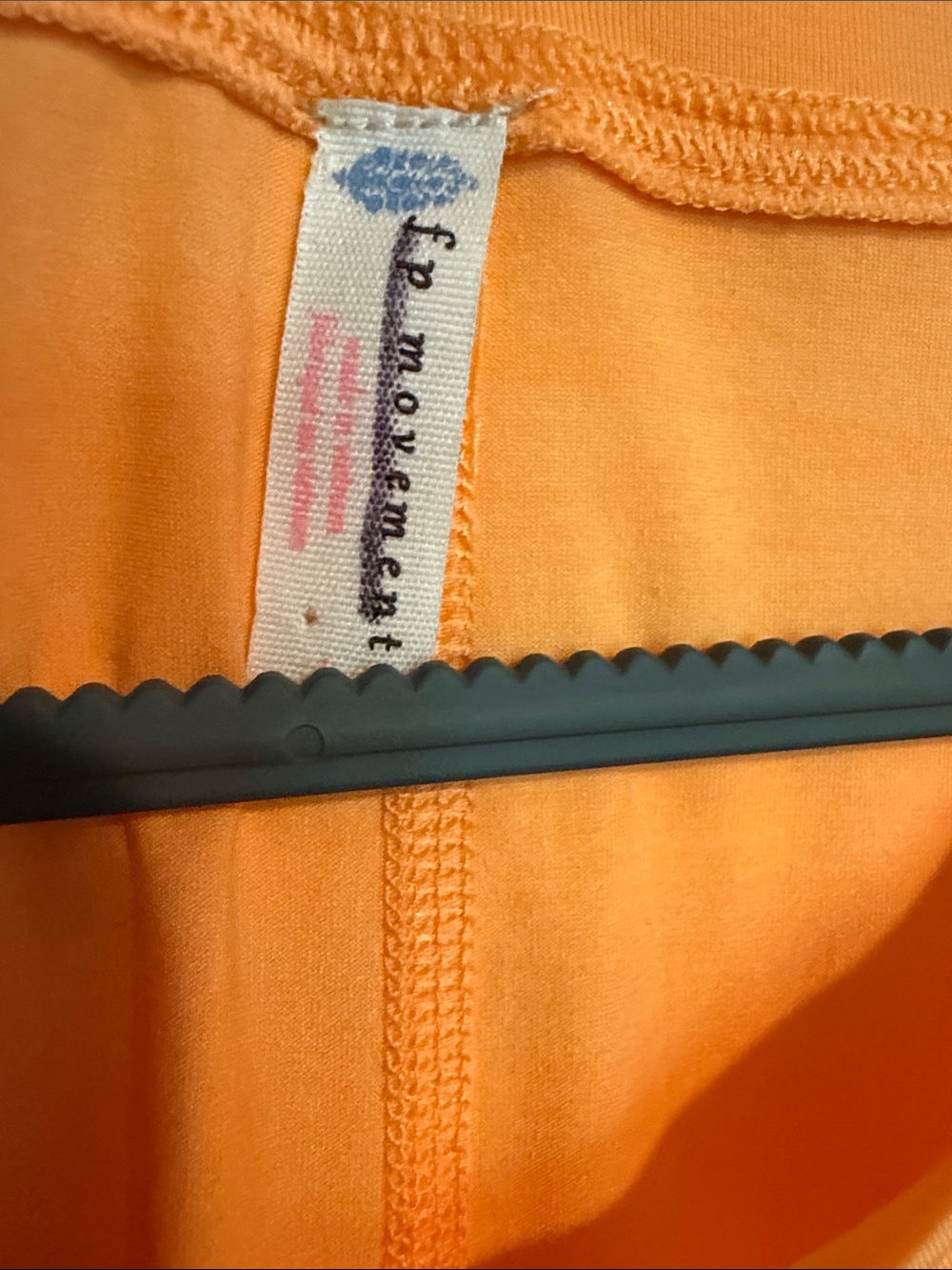 FP Movt Long-Sleeve high low Top - Orange - Picture 2 of 6
